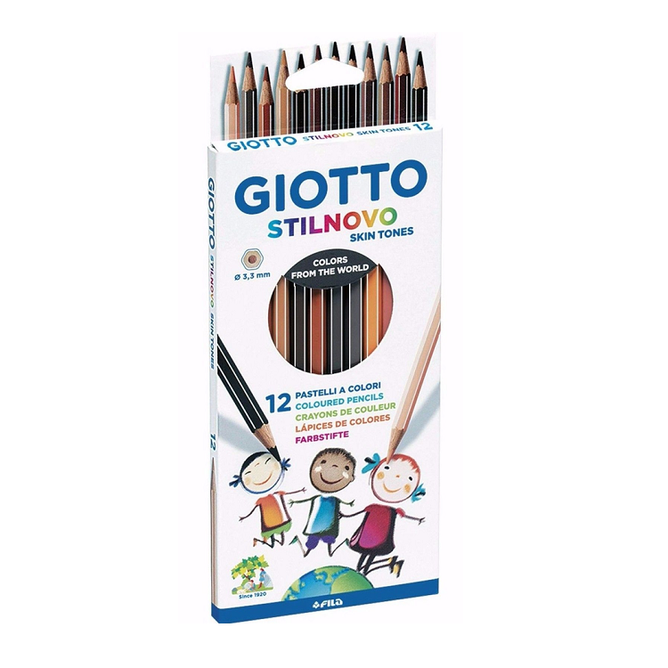 Szines ceruzák GIOTTO Skin Tones / 12 szín 