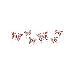 3D sablont Pillangók 13x40 cm