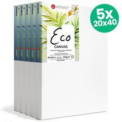 5 darabos ECO festővászon-készlet 20x40 cm