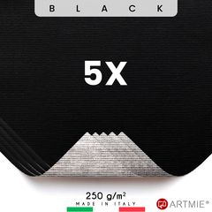 Fekete festővászon minták ARTMIE - 5 db