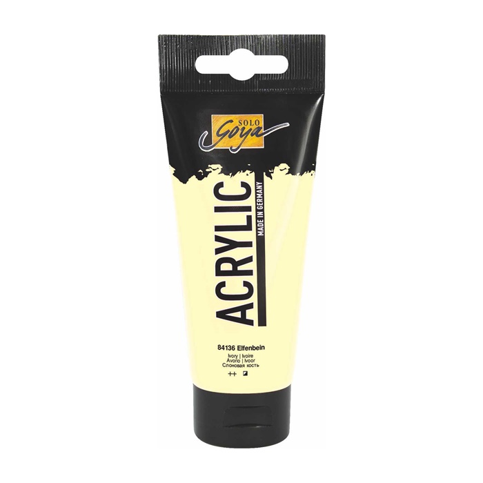 Kreul 84146 - Solo Goya Acrylic: Pittura Acrilica Grigio Neutro 100 Ml. Morbida, Versatile E Opaca, Perfetta Per I Tuoi Progetti Artistici!