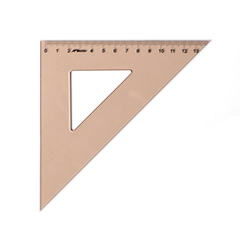 Professzionális háromszög vonalzó LENIAR 45° / 21 cm 