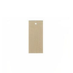 Fa termékek bizsu készítéshez - téglalap 3,5 cm