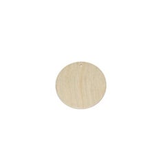 Fa termékek bizsu készítéshez - kör 4 cm