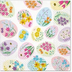 Decoupage szalvéták Flowered Eggs - 1db