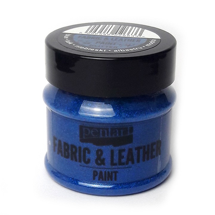 Textil és bőrfesték Pentart 50 ml Glittering blue
