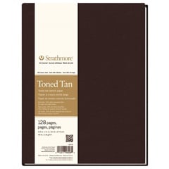Artbook Strathmore Színezett papír Tan keménykötésű  | különböző méretek