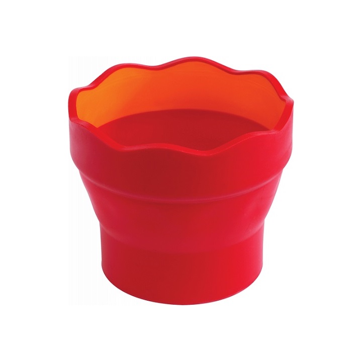 Víz tartó pohár Klik - piros
