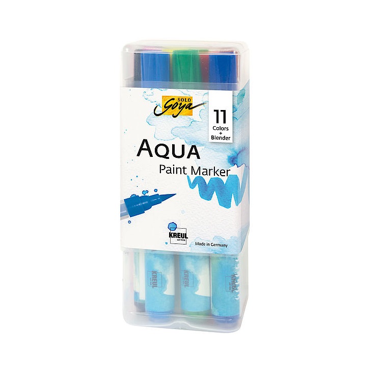 Akvarell marker szett Aqua Solo Goya Powerpack / 11 + 1 db