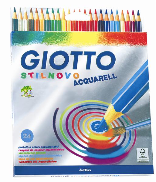 Színes ceruzák GIOTTO STILNOVO AQUARELL - 24 szín