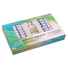 Akrilfesték ajándék készlet Ladoga / 15 részes 