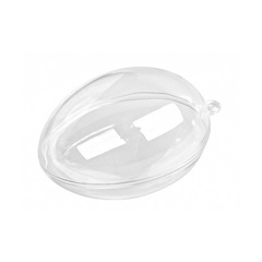 Akril műanyag tojás 12 cm