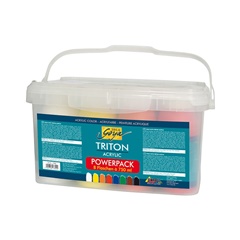 Akrilfestékek Kreul Triton Liquid Powerpack / szett 8 x 750 ml