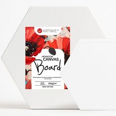 ARTMIE Hatszögletű vászon kartonpapírra | Különböző méretek