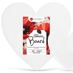 ARTMIE Szív alakú vászon kartonpapírra | Különböző méretek