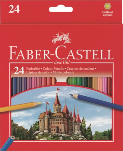 Castell szinesceruza készlett - 24 szín