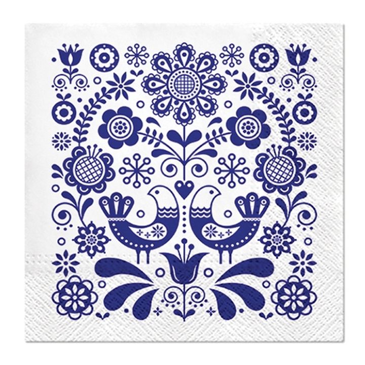 Decoupage szalvéta Folk Stamp - 1db