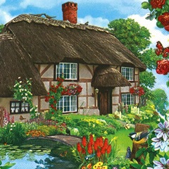 Decoupage szalvéták Countryfield Cottage - 1 db