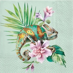 Decoupage szalvéták Exotic Chameleon - 1 db