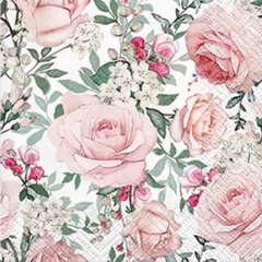 Decoupage szalvéták Gorgeous Roses - 1 db