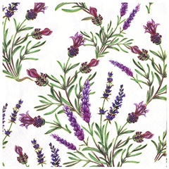Decoupage szalvéták Lavender Twigs - 1 db