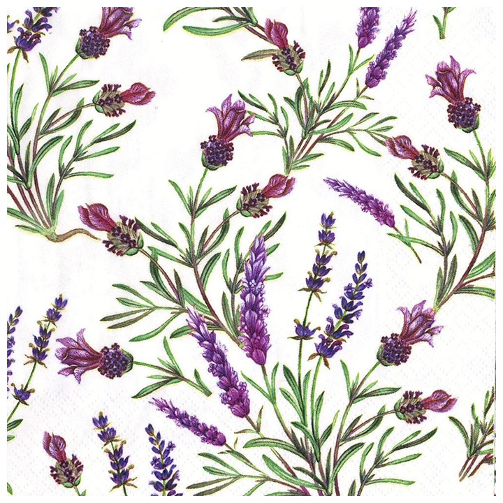 Decoupage szalvéták Lavender Twigs - 1 db