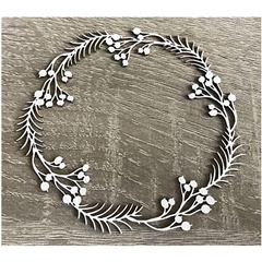 Fa díszítőelem keret - ornamentum - 1 db