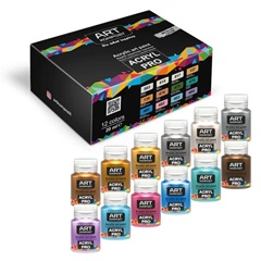 Fém akrilfesték készlet ACRYL PRO Composite 12x20 ml