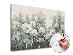 Festés a számok szerint LUCKY FLOWERS | közepes nehézség