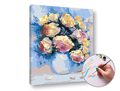 Festés a számok szerint ROSES IN THE PASSION | alacsony nehézség