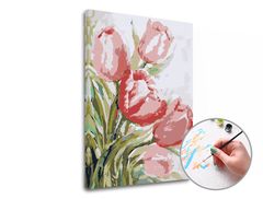 Festés számok szerint TULIPANES | alacsony nehézség