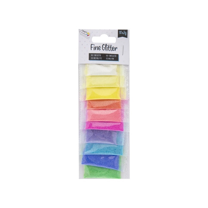 Finom csillámpor készlet 10 x 2 g