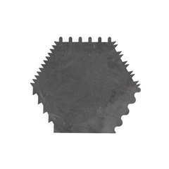 Fogazott acél spatulya 06 A