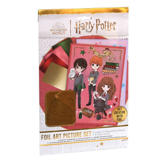 Harry Potter képek arany fóliával - kreatív készlet