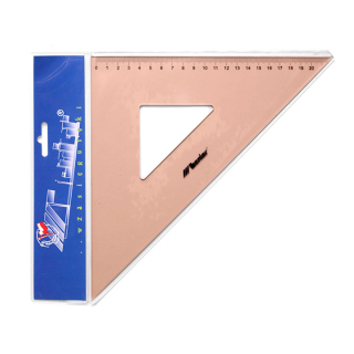 Professzionális háromszög vonalzó LENIAR 45° / 32 cm 