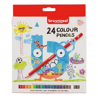 Színes ceruzák gyerekeknek Bruynzeel Holland / 24 db