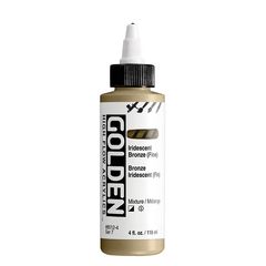 GOLDEN High Flow Irizáló akrilfesték 118 ml | Különböző árnyalatok