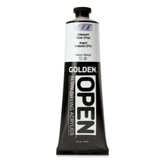GOLDEN OPEN lassan száradó irizáló akril festék 148 ml | Különböző árnyalatok