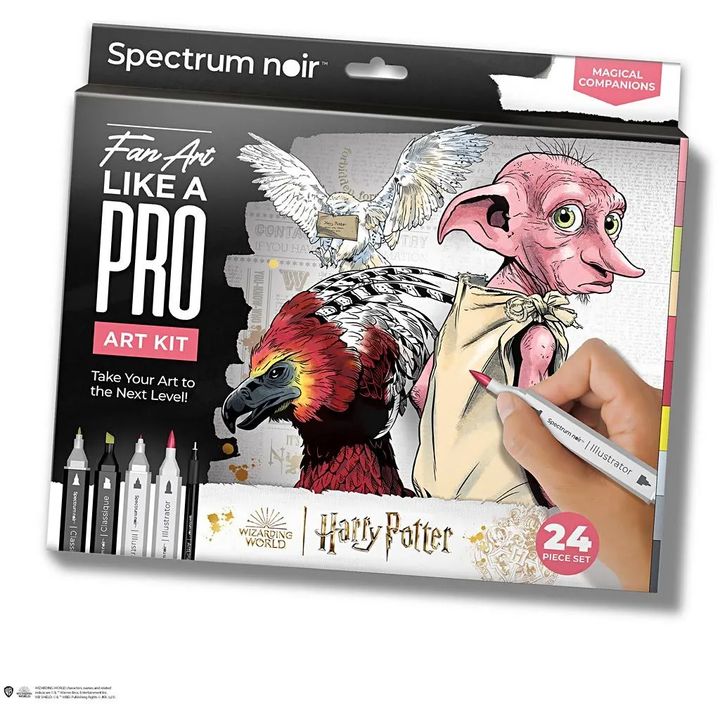 Illusztrációs művészeti készlet HARRY POTTER: MAGICAL COMPANIONS