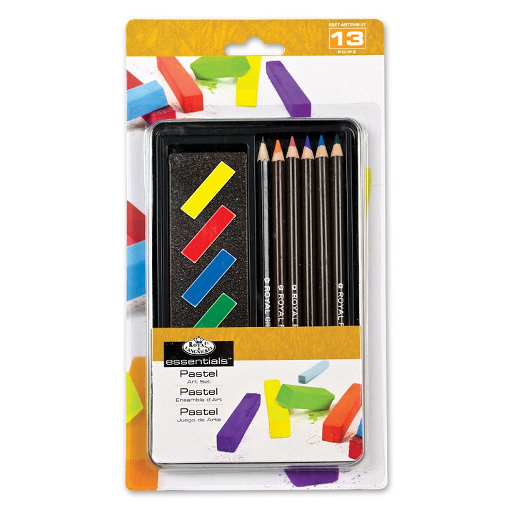 Készlet rajzoláshoz - pasztell és ceruza Essentials fém / 13 részes