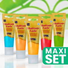 KREUL 5 darabos sablonfesték készlet - Vidám árnyalatok