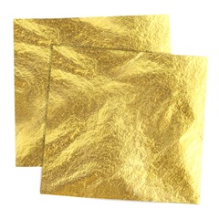 Metalikus lapok arany 14x14 cm / 100 lap
