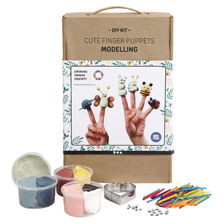 Modellező készlet DIY - ujjbábok