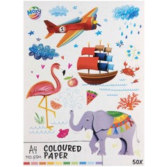 MOXY Színes papír A4 - 50 lap 110 GSM