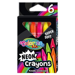Neon viaszkréták Colorino 6 db