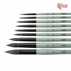 ROSA OASIS 188 Természetes kerek kefe | Különböző méretek