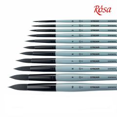 ROSA STREAM 132 szintetikus kerek kefe | Különböző méretek