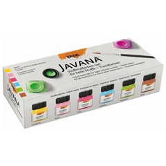 Textilfesték szett világos textilre JAVANA Trend Colors 6x20 ml