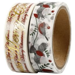 Washi szalag - 2 db | különböző motívumok